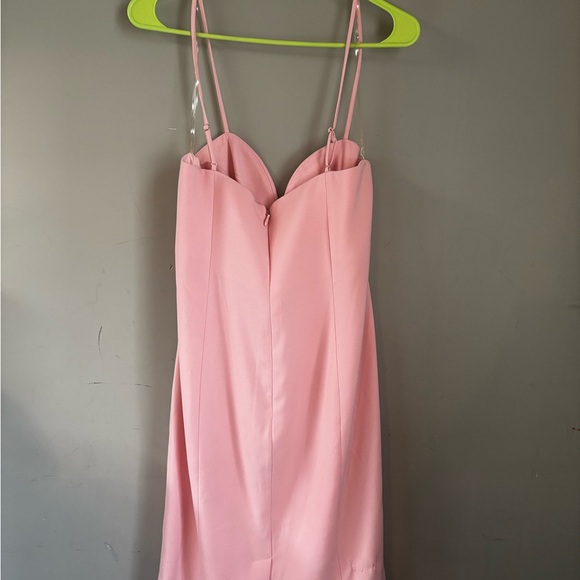 House of CB Pink Midi Dress Size Large 6/8 - Picture 2 of 4